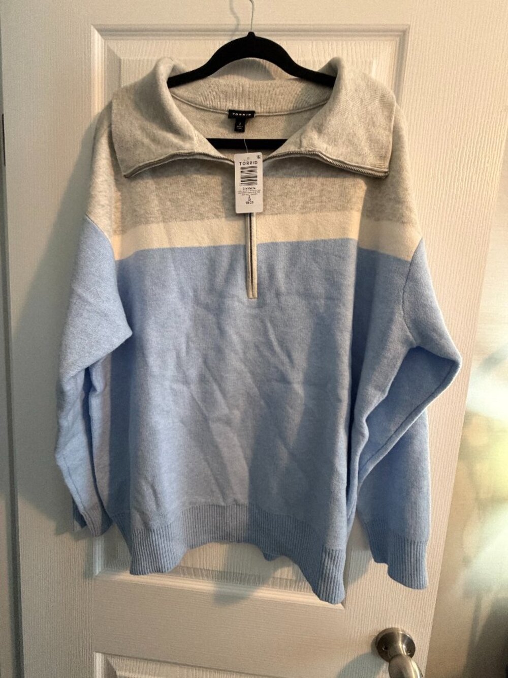 NWT Torrid half zip sweater